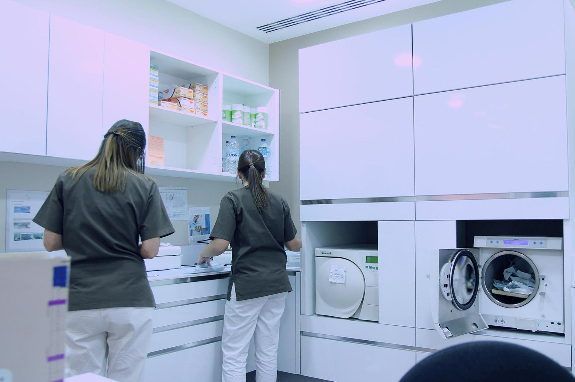 Sala de esterilizacion clinica Blanco Ramos